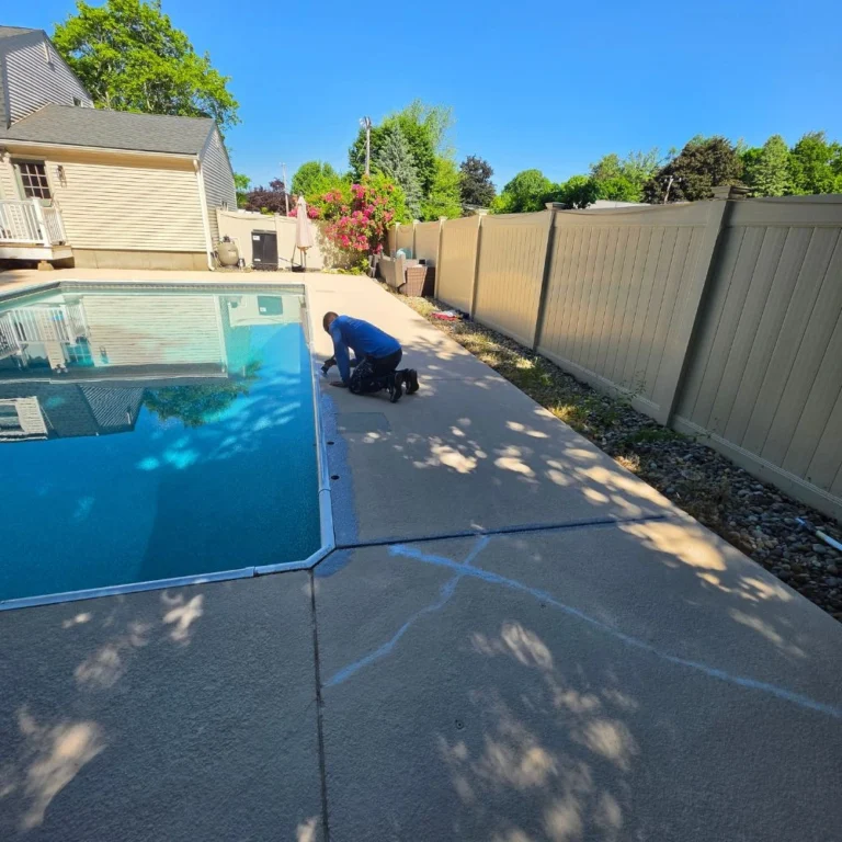 Concrete Pool Deck Repair Near Worcester