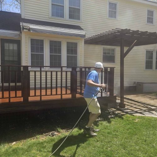 Deck & Fence Painting 5 Best Time to Pressure Wash House